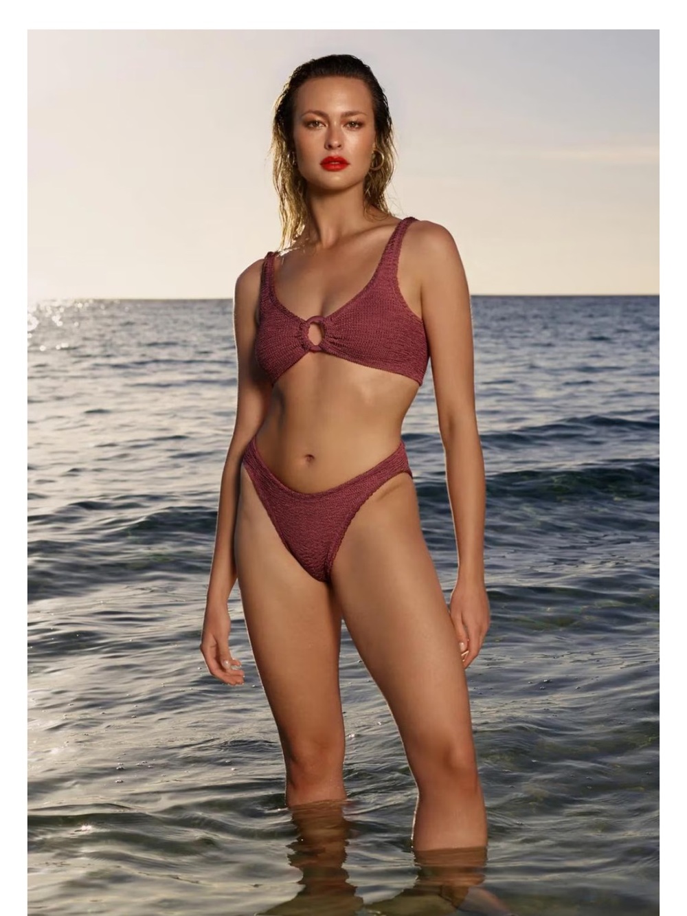 Hunza G x Rose INC bikini